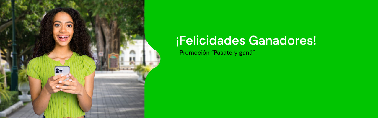 Ganadores promoción "Pasate y ganá"