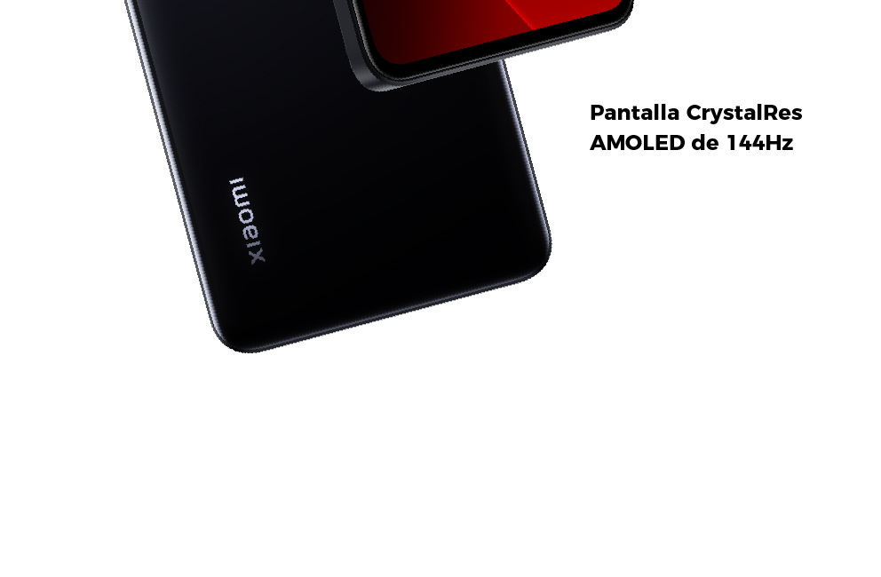 Pantalla CrystalRes AMOLED de 144Hz