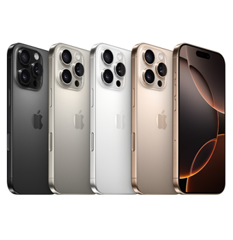 iPhone 16 Pro Max Color Titanio Negro, Titanio Blanco, Titanio Natural, Titanio Desierto
