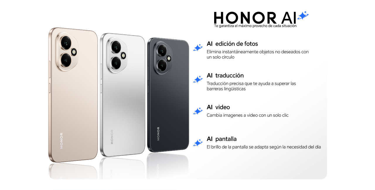 HONOR AI, edita con inteligencia artificial