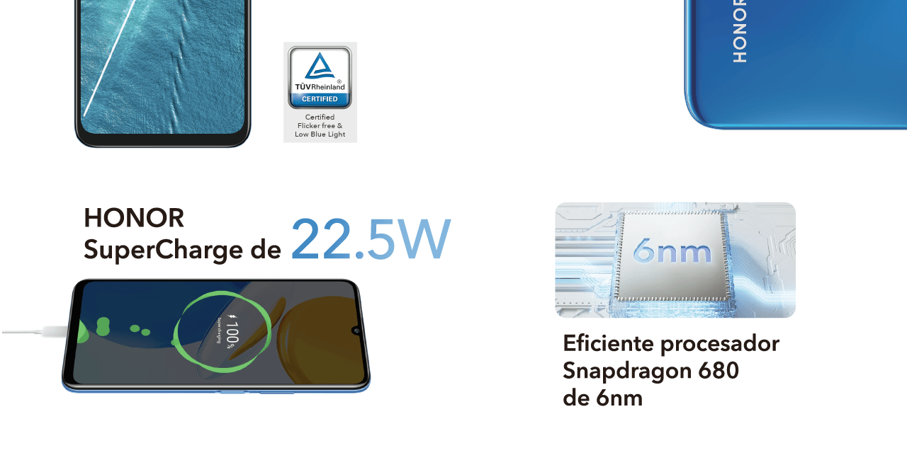 Super Charge de 22.5 W y procesador Snapdragon 680