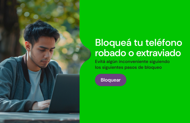 Bloqueá tu teléfono por robo o extravío acá 