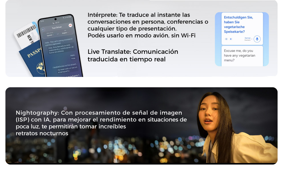Con intérprete y live translate, comunicación traducida en tiempo real