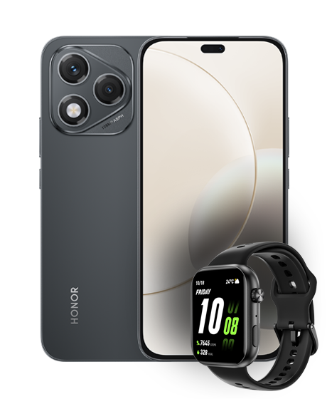 HONOR 400 Lite vista frontal y trasera