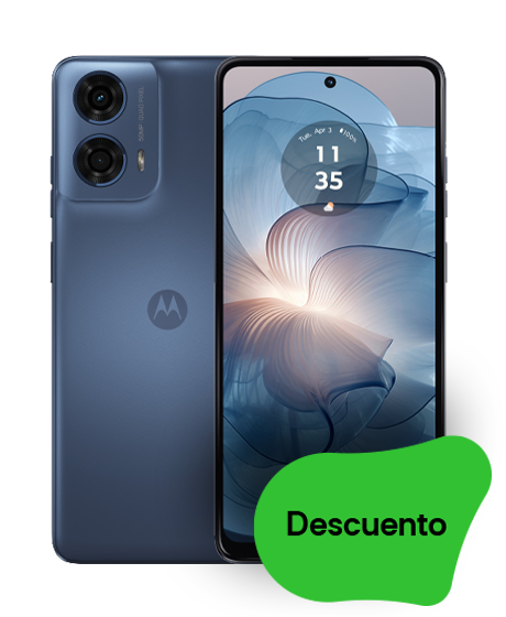 Motorola moto g24 power vista frontal y trasera