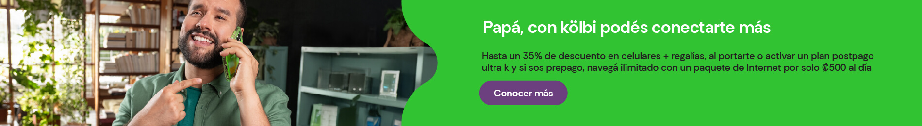 Papá, con kölbi podés más