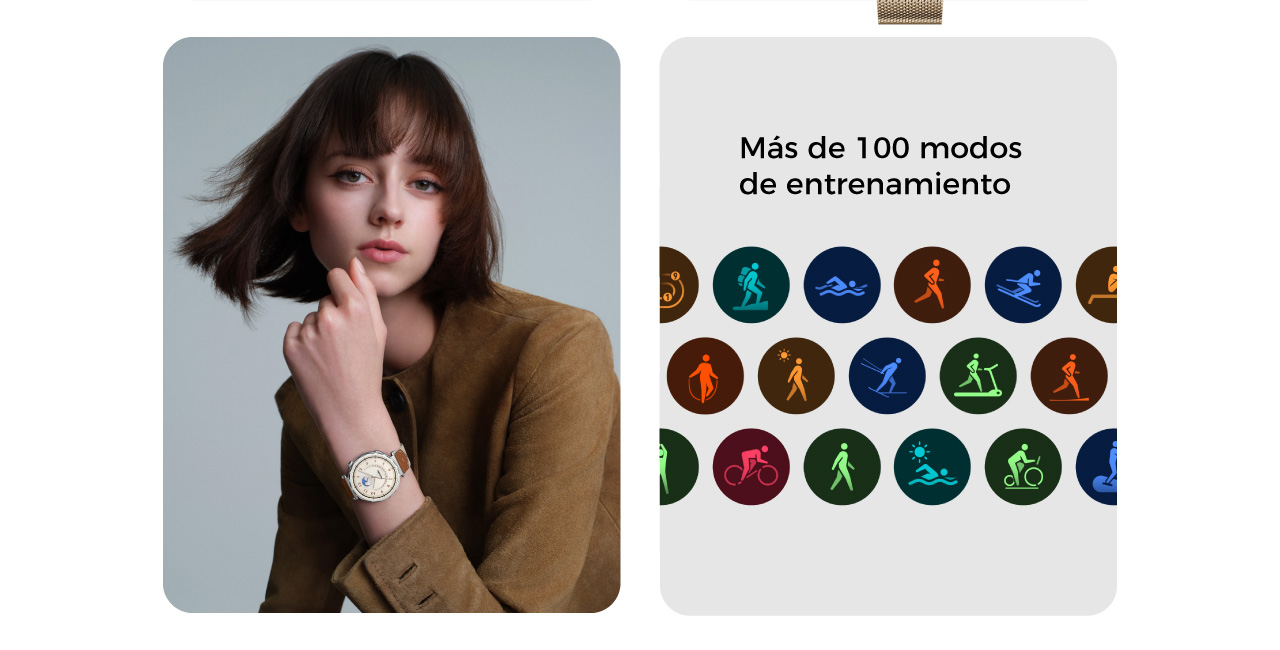 Más de 100 modos de entrenamiento 
