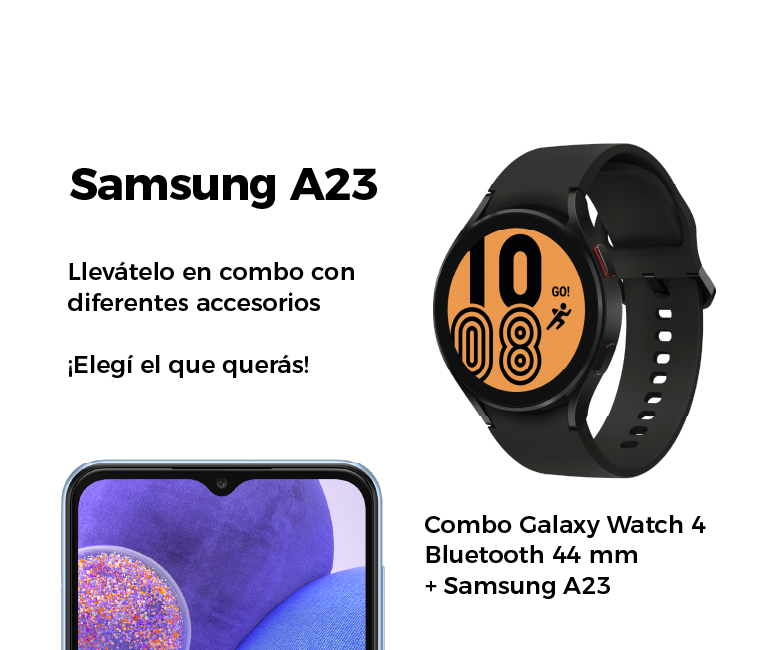Galaxy Watch 4 Bluetooth 44 mm + Samsung A23