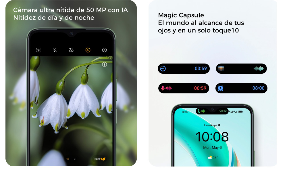 Almacenamiento extra grande de 8GB + 256GB