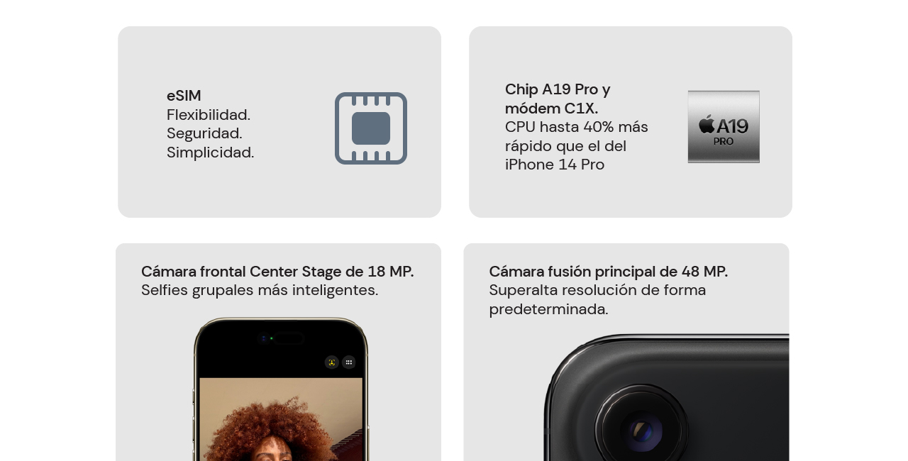 iPhone 17 Air con chip A19y módem C1X