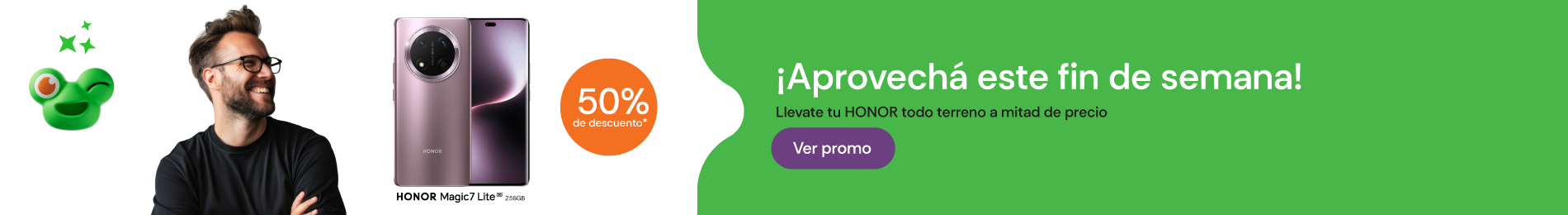 &iexcl;Aprovechá este fin de semana! Llevate tu HONOR todo terreno a mitad de precio