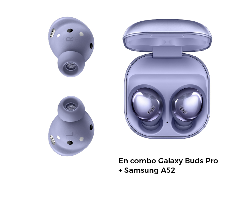 En combo Galaxy Buds Pro + Samsung A52