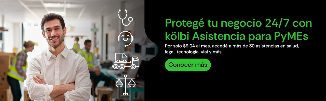 Protegé tu negocio 24/7 con kölbi Asistencia para PyMEs