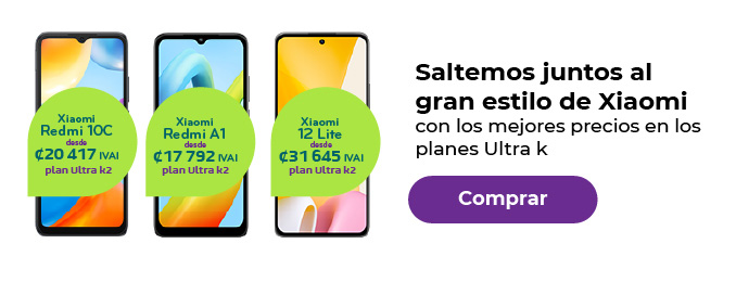 Saltemos juntos al gran estilo de Xiaomi, con los mejores precios en los planes Ultra k. Comprar 