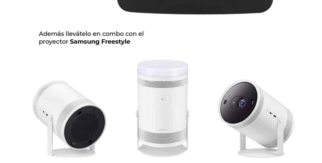 Además llevátelo en combo con el proyector Samsung Freestyle