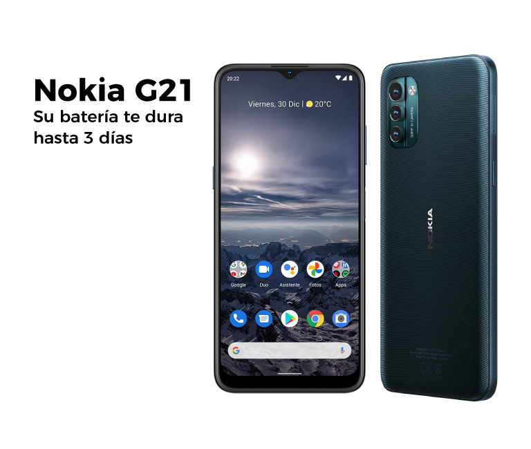 Nokia G21, su batería te dura hasta 3 días