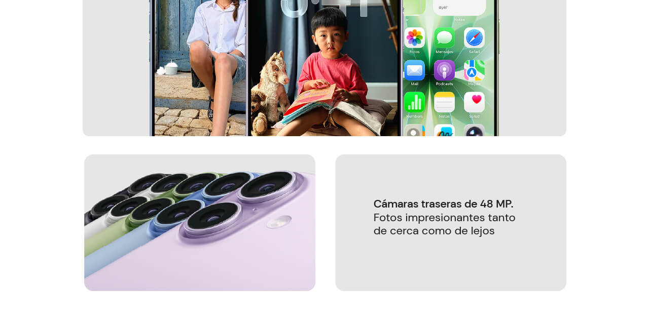 iPhone 17 con cámaras traseras de 48 MP