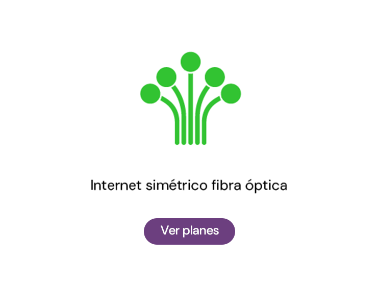 Disfrutá de nuestros planes de velocidades de 100 a 500 megas en fibra óptica