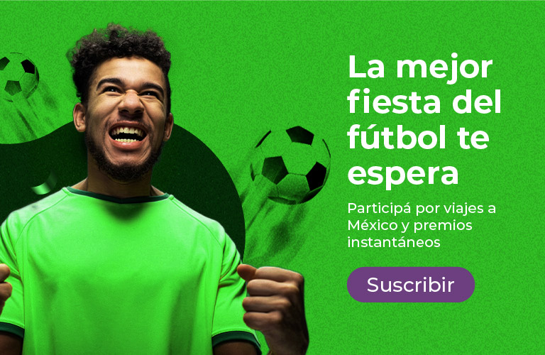 La mejor fiesta del fútbol te espera: participá por viajes a México y premios instantáneos