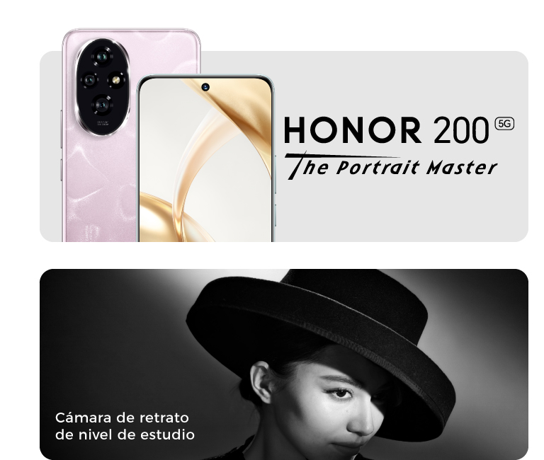 HONOR 200 Cámara de retrato de nivel de estudio