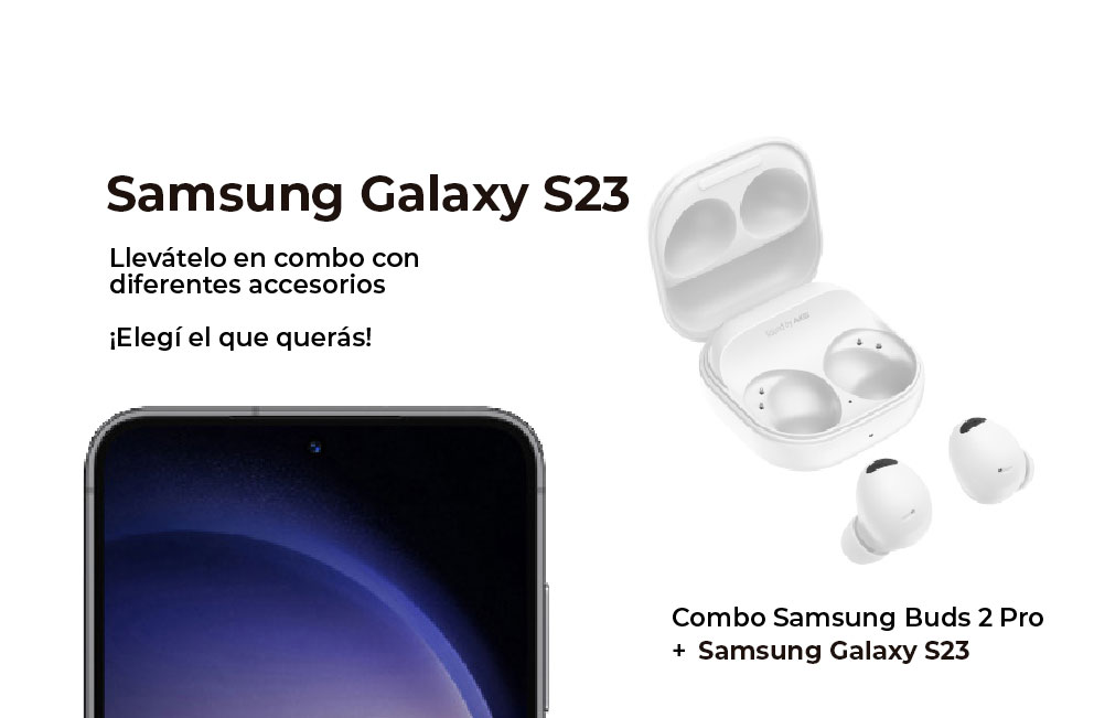 Combo Samsung Buds 2 Pro + Samsung Galaxy S23
