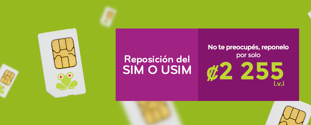 Reposición del SIM o USIM