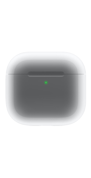 Apple AirPods 4 vista frontal cerrada