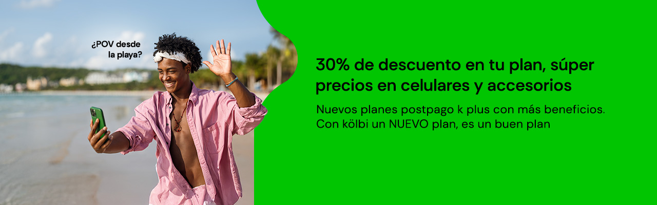 30% de descuento en tu plan + súper precios en celulares y accesorios