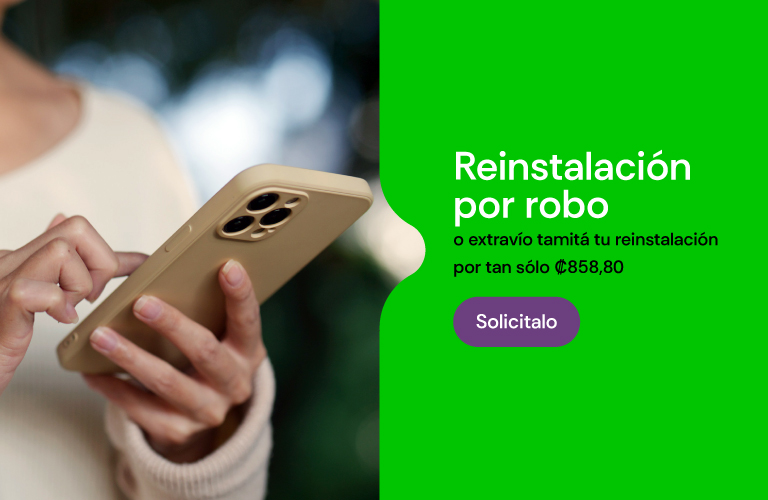 Reinstalación robo o extravío