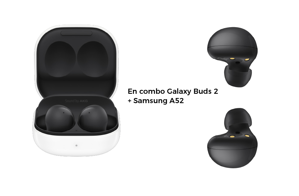En combo Galaxy Buds 2 + Samsung A52