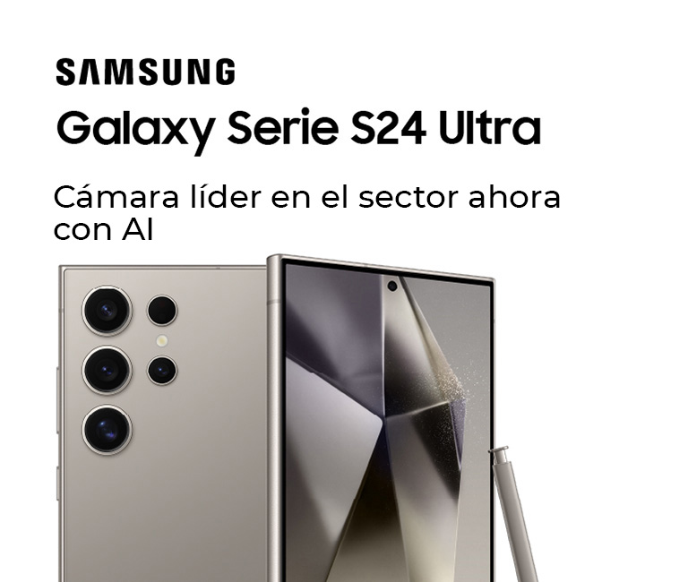 Samsung Galaxy S24 ultra vista trasera con garantía extendida de 2 años