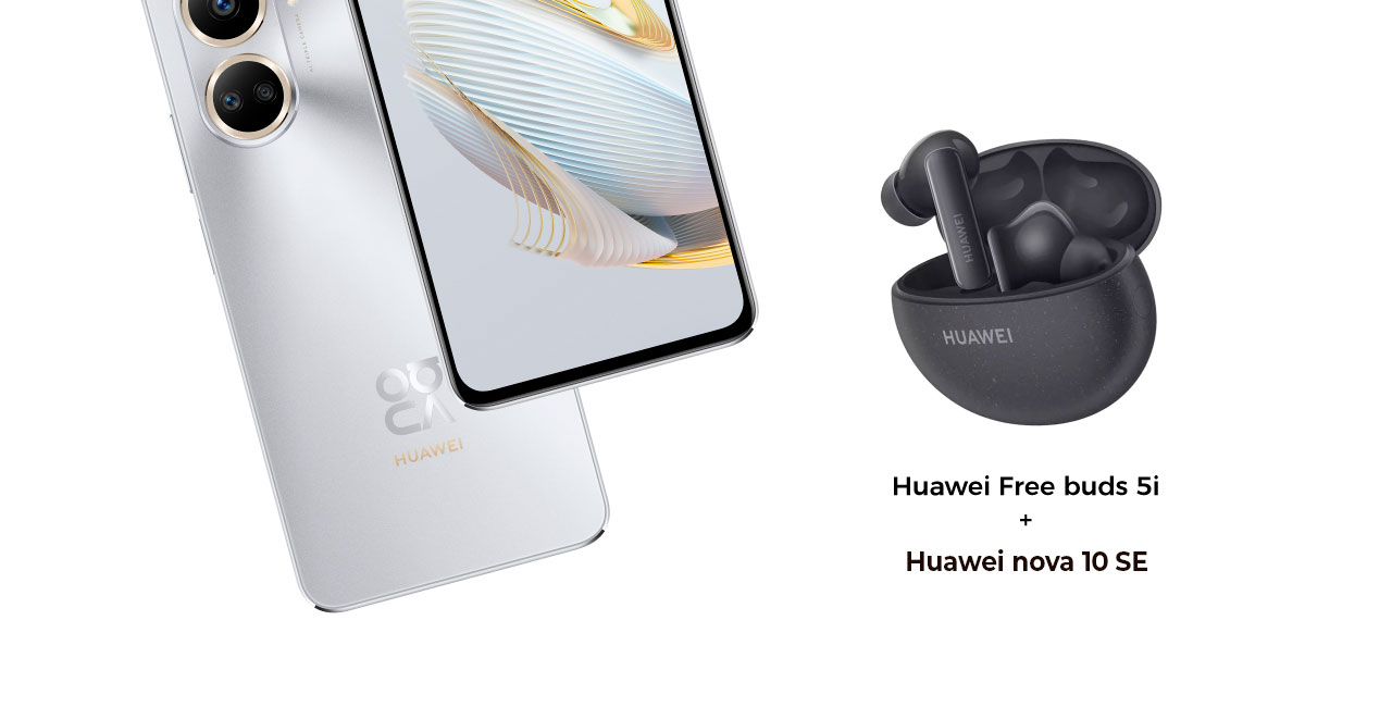 Combo Huawei Freebuds 5i + Huawei Nova 10SE
