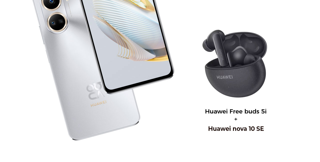 Combo Huawei Freebuds 5i + Huawei nova 10SE