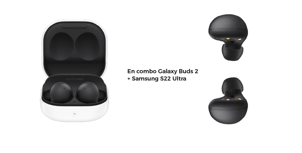 En combo Galaxy Buds 2 + Samsung S22 Ultra