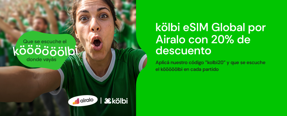 kölbi eSIm Global por Airalo con 20% de descuento