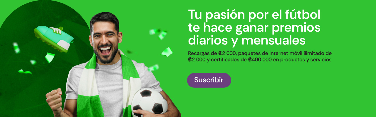 Tu pasión por el fútbol te hace ganar premios diarios y mensuales: recargas, paquetes de internet móvil y certificados de 400 000 colones