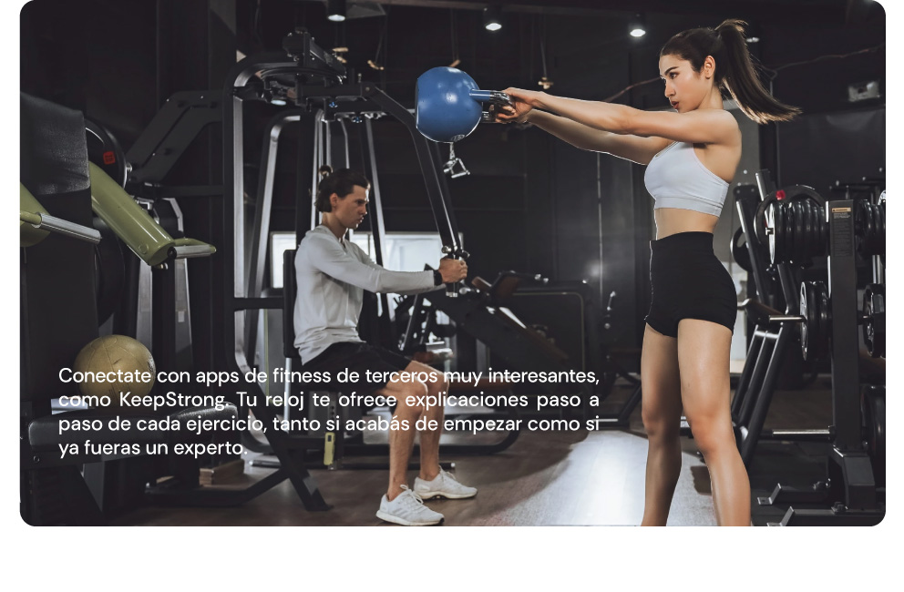 Conectate con apps de fitness
