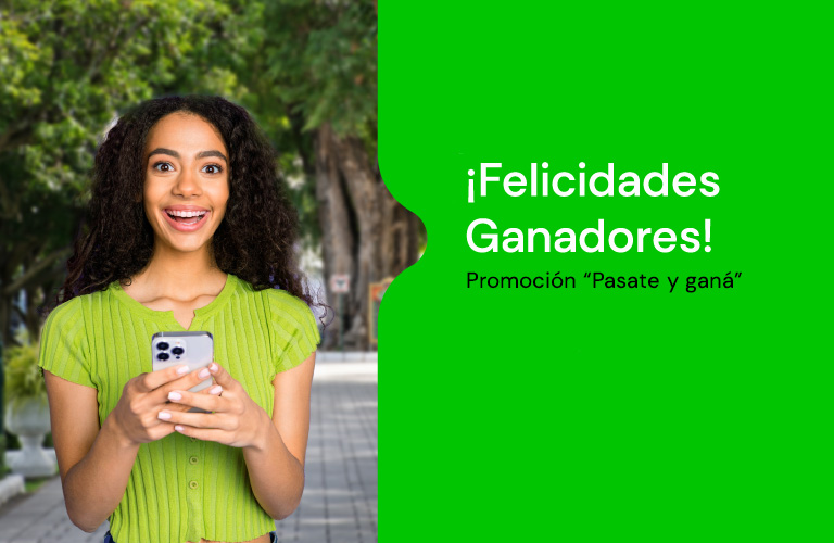 Ganadores promoción "Pasate y ganá"