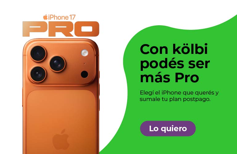 Con kölbi podés ser más pro, elegí el iPhone que querés y sumale tu plan postpago