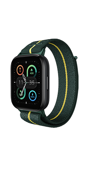 moto Watch Fit vista de lado