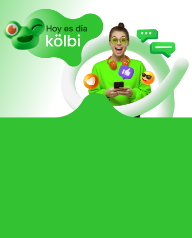 Hoy es día kölbi, triplicamos tus recargas a partir de 1.000 coolones