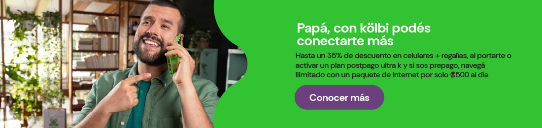 Papá, con kölbi podés más