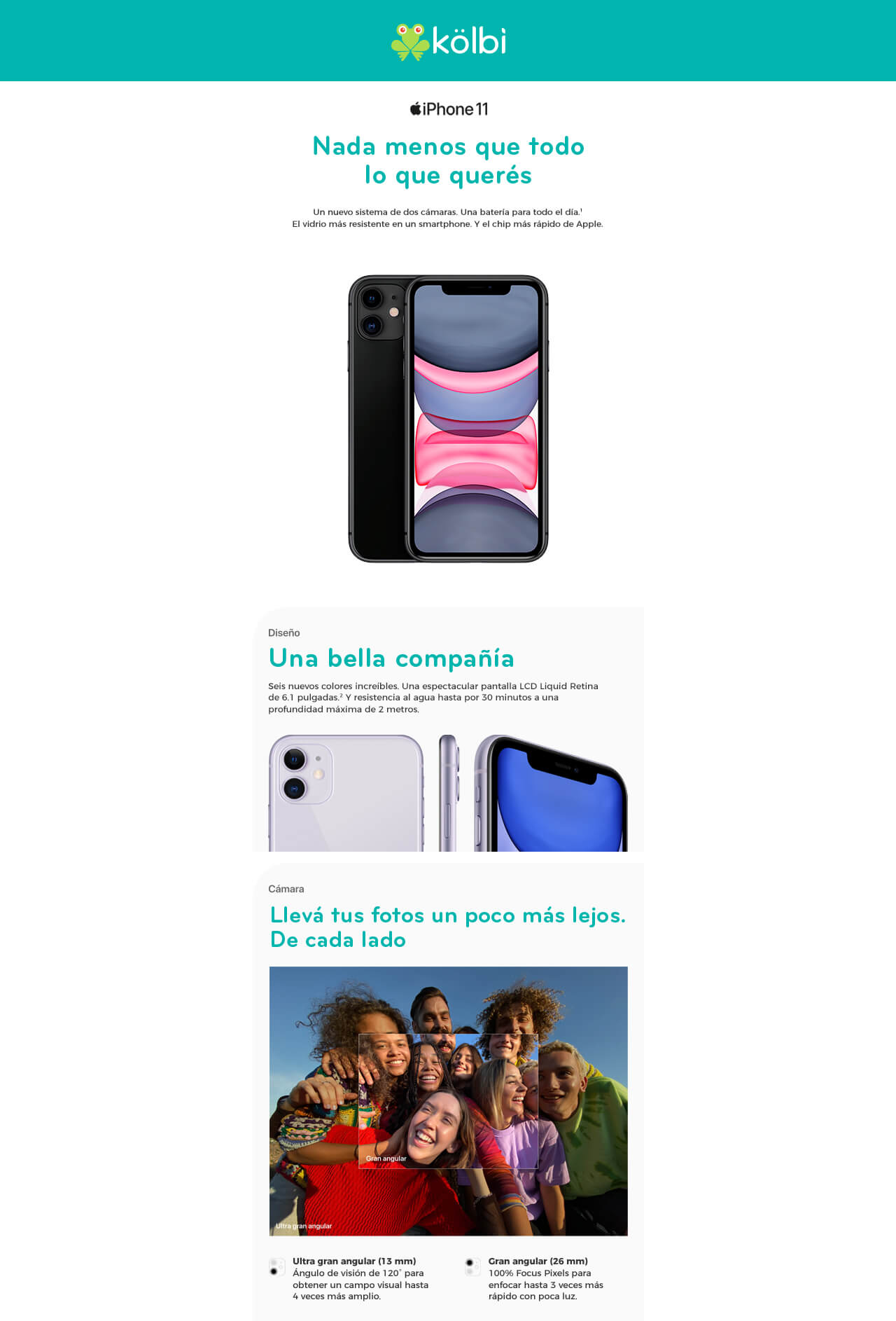 iPhone 11, nada menos que todo lo que querés!