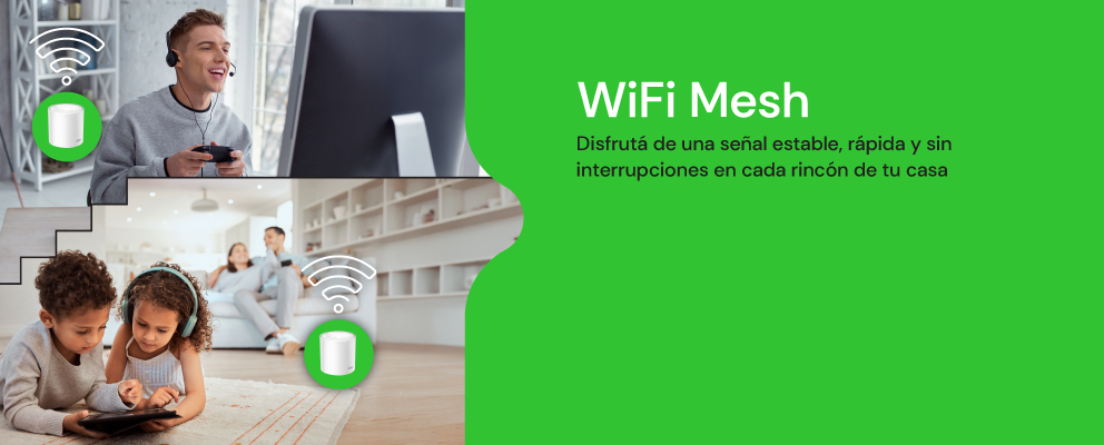 kölbi WiFi Mesh. Disfrutá de una señal estable,en cada rincón de tu casa
