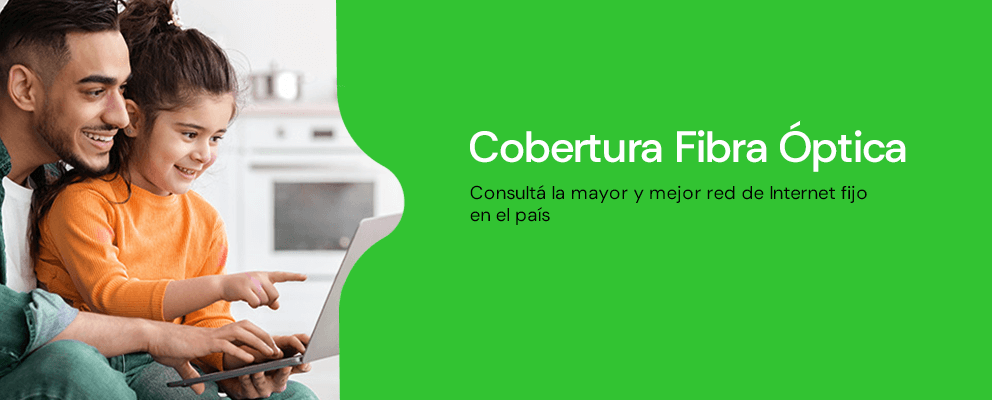 Saltemos juntos: nosotros te cubrimos con la mayor y mejor red de Internet fijo con fibra óptica