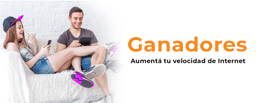 Ganadores Promoción Aumentá tu velocidad de Internet y ganá con kölbi