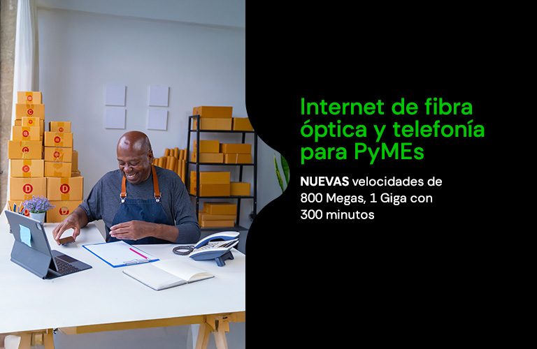 Planes dúo para PyMEs: Internet y TV o Internet y telefonía