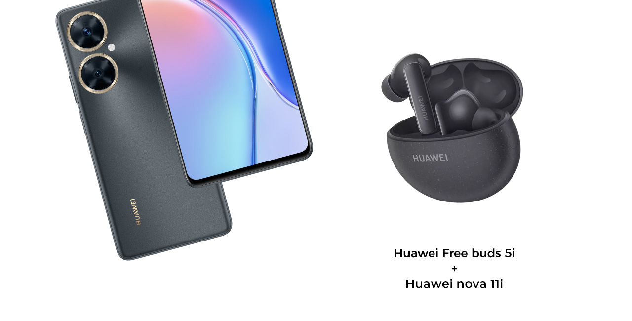 Combo Huawei Freebuds 5i + Huawei nova 11i