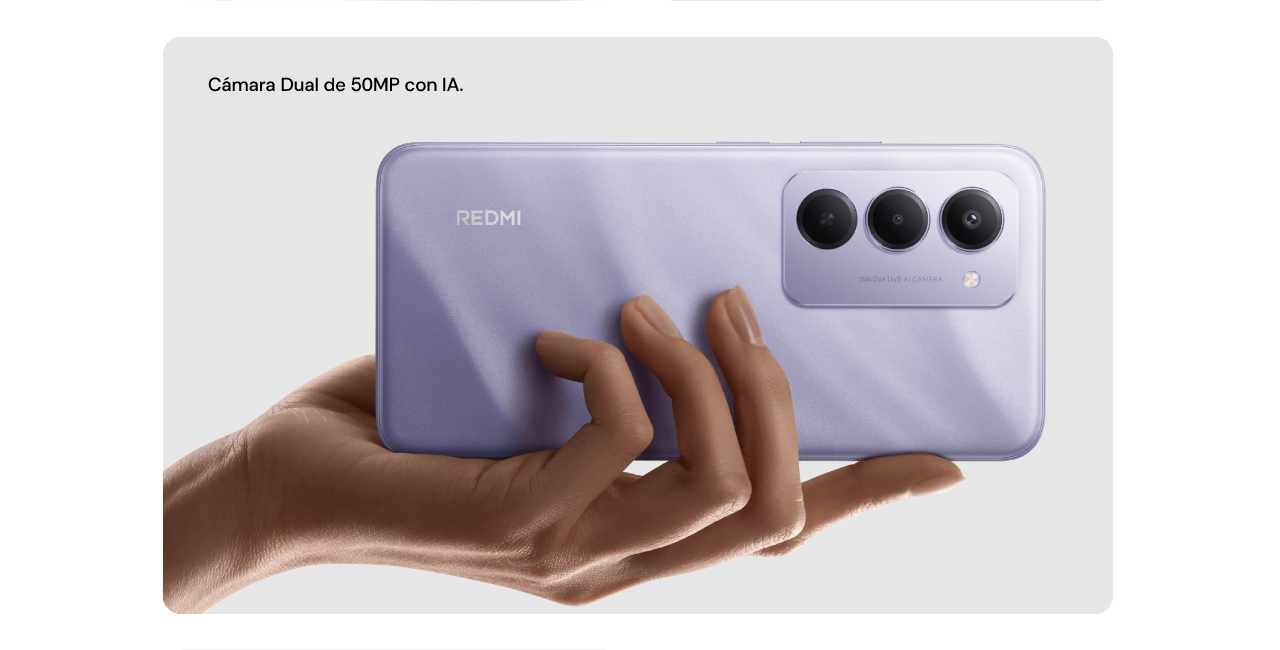 Cámara dual de 50MP con IA