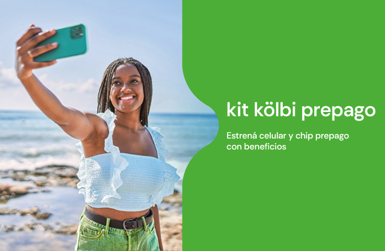 Kit Kölbi prepago, estrená celular y chip prepago con beneficios